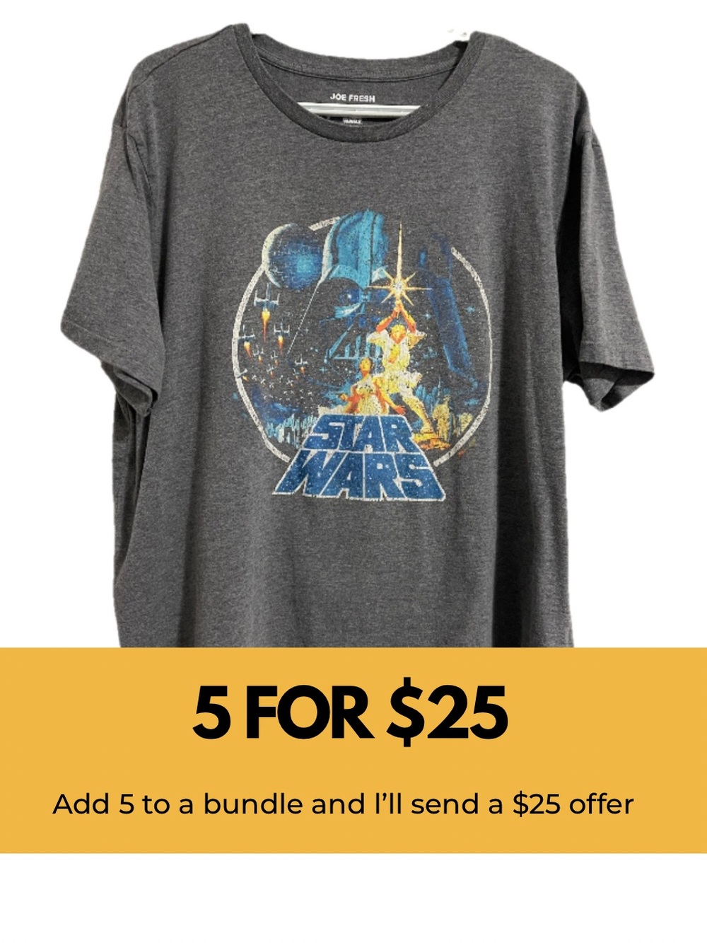 Joe Fresh Star Wars Graphic Tee - Dark Gray